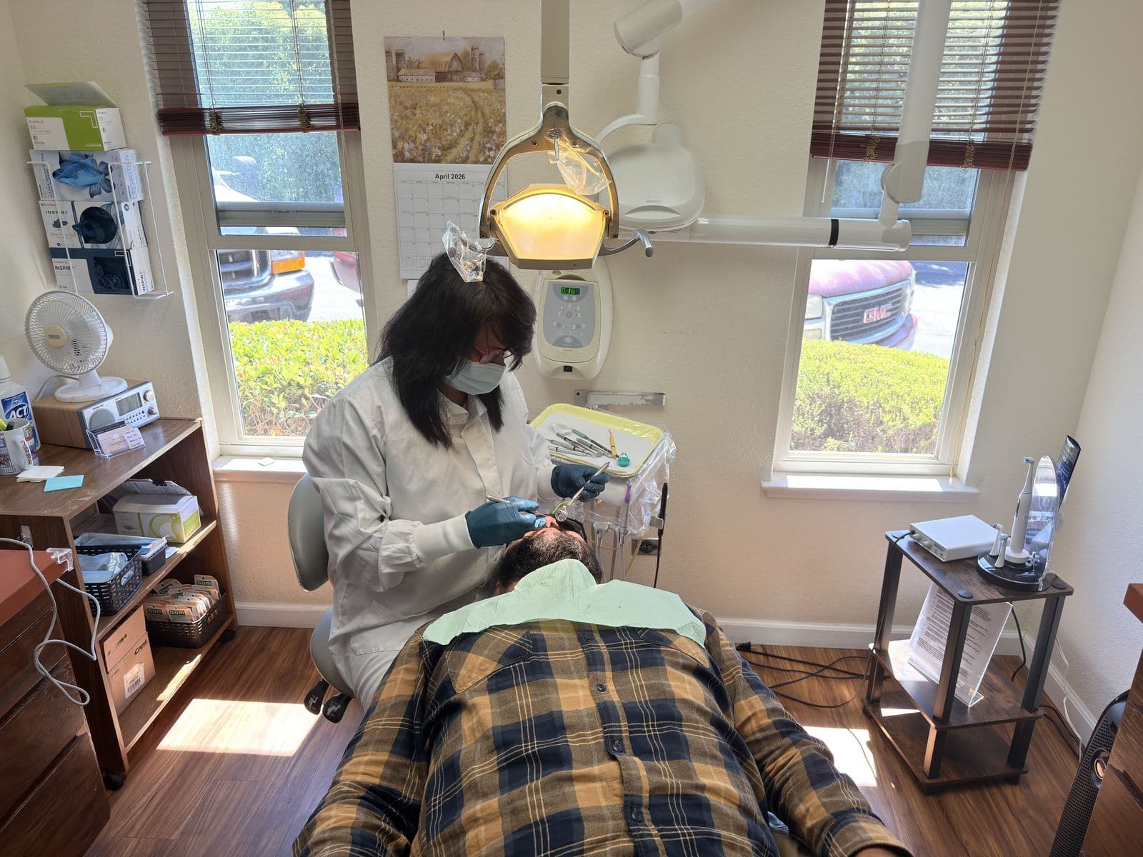 Dr. Ritu Bhardwaj treating a patient at North Salinas Dental