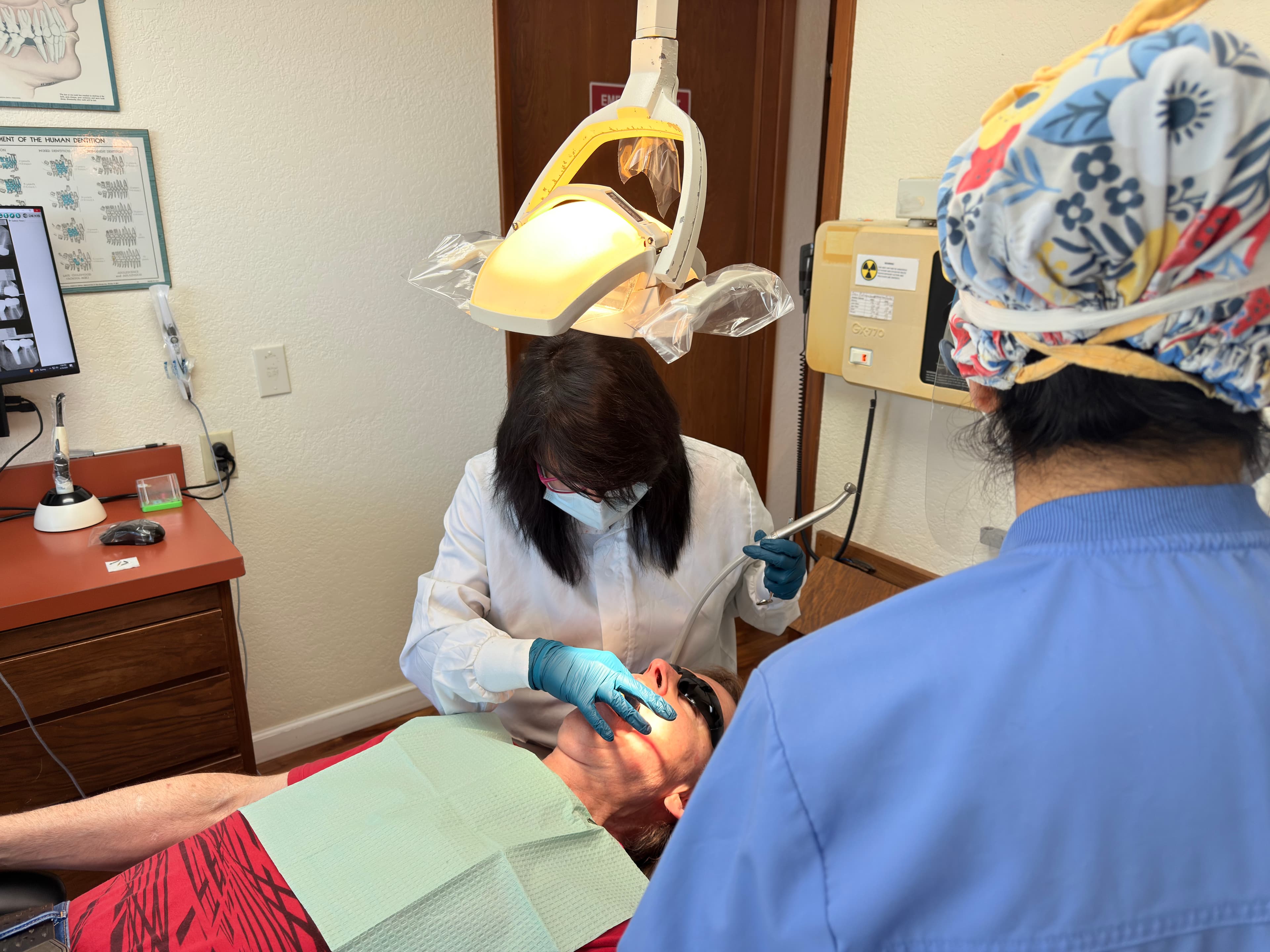 Patient receiving comprehensive dental care at North Salinas Dental in Salinas, CA
